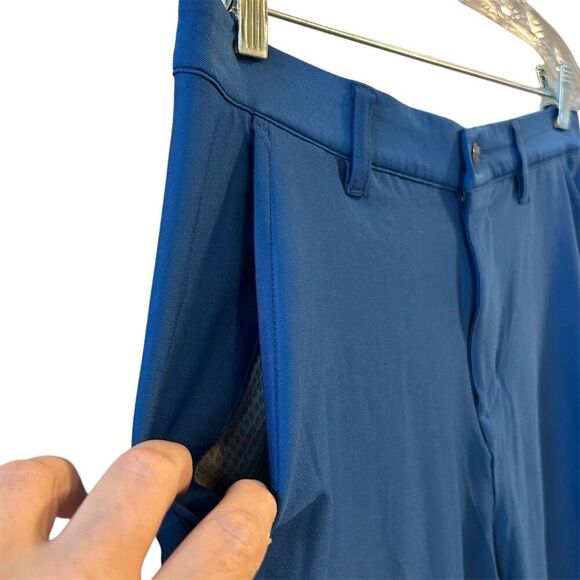 Adidas Men's Blue Pants Size 32 Casual Stretchable 5-Pocket Design - Picture 3 of 14